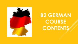 B2 German course contents